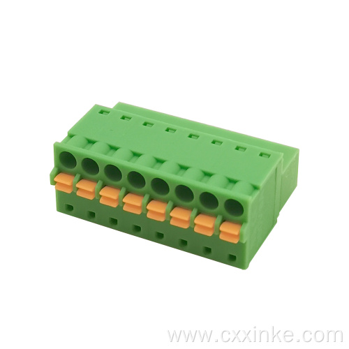 3.81MM Spring Press Type Screwless Terminal Block Socket